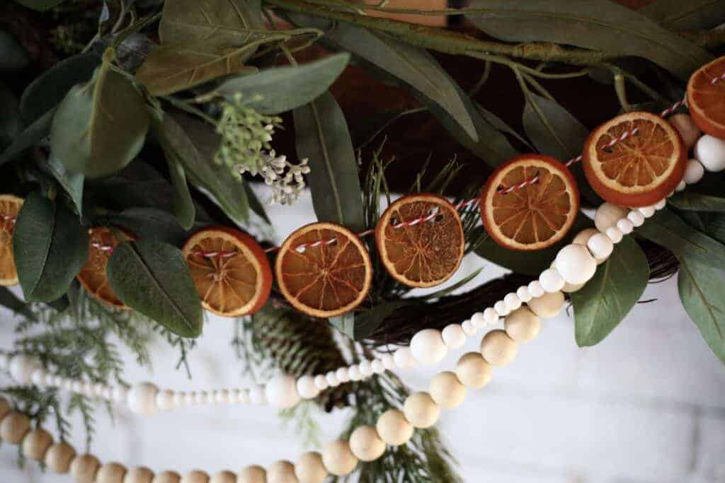 Handmade Dried Orange Garland - Tulips and Twill