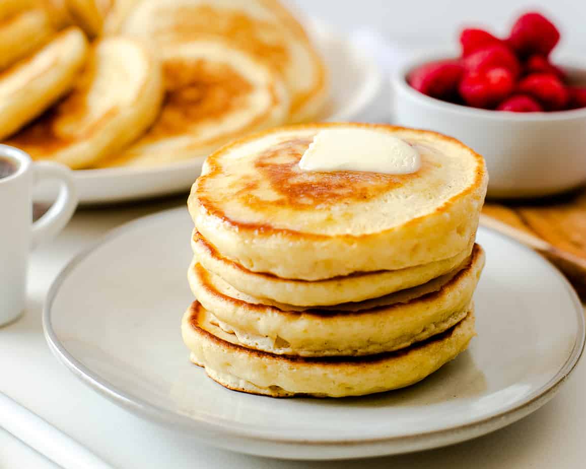 Pancakes Without Baking Powder Recipe The Vanilla Tulip