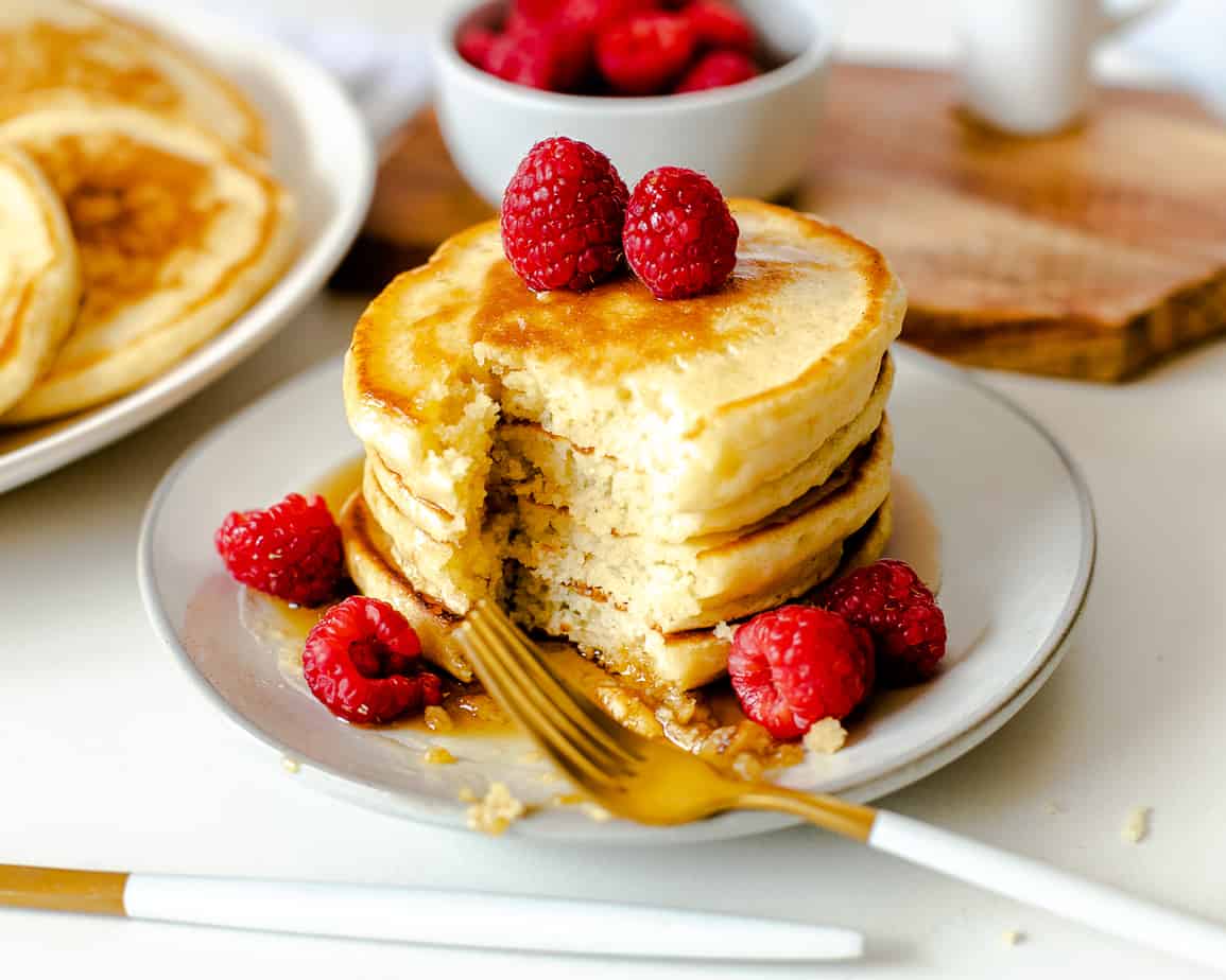 Pancakes Without Baking Powder Recipe The Vanilla Tulip