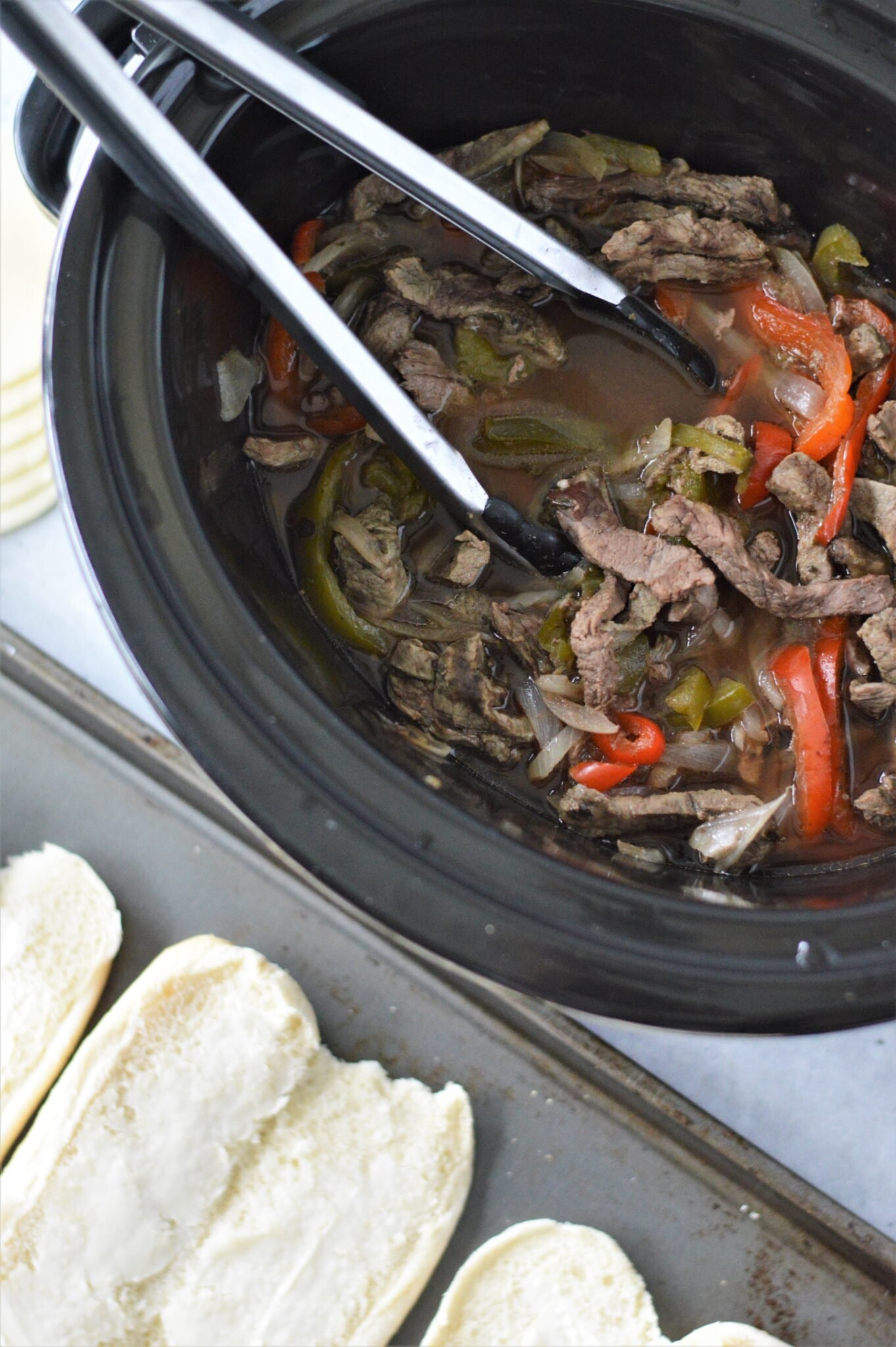 Crockpot Philly Cheese Steak Recipe The Vanilla Tulip