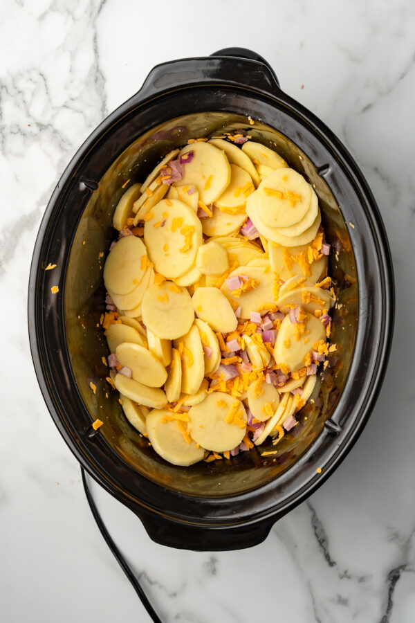 Crockpot Scalloped Potatoes and Ham Recipe The Vanilla Tulip